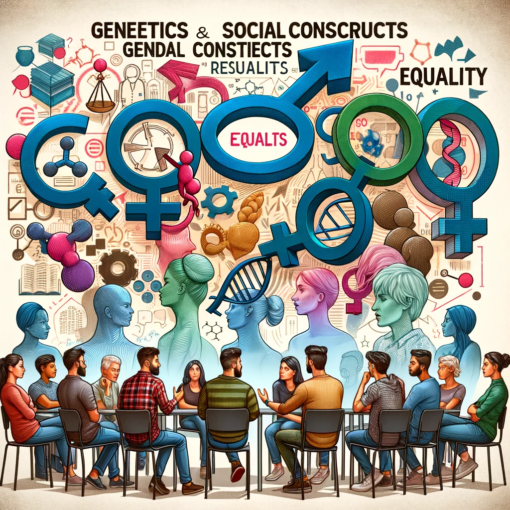 lær om Køn, kønsidentitet og seksualitet. Er der genetisk eller en social konstruktion?