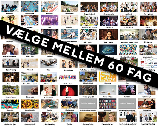 Højskole med 60 forskellige fag at vælge mellem - Uldum Højskole.