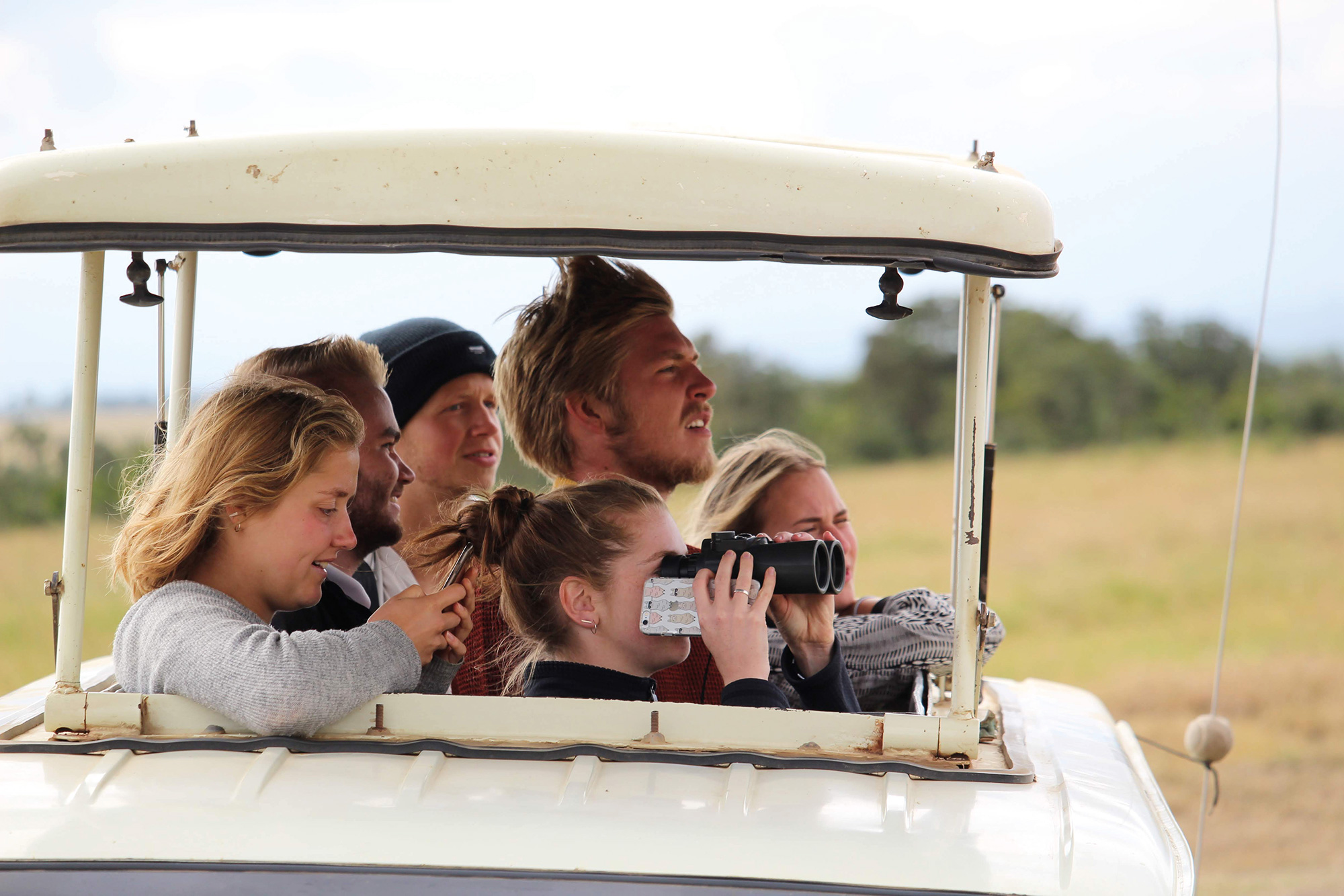 Der venter store oplevelser når vi tager på safari i Kenya i Afrika.