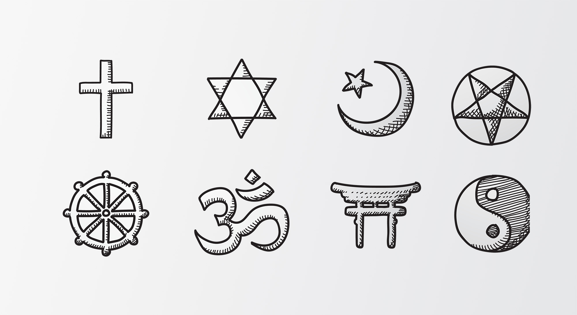 Der er mange religioner i verden. Vi skal blive klogere på deres forskelle i faget religion.